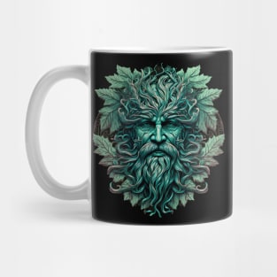 Jack Of The Wood Traditional Pagan Celtic Greenman Mug